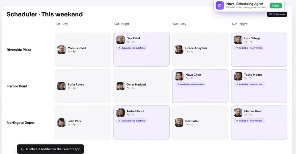 AI agents: Schedule