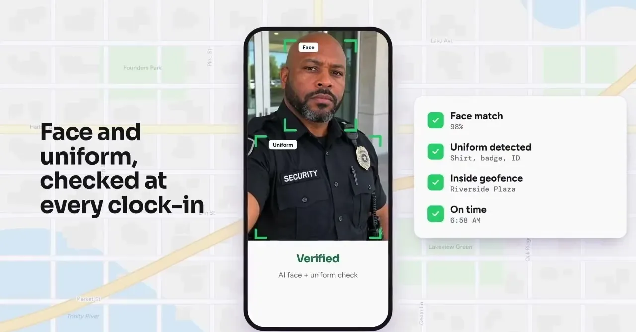 Clock-in verification in Guardix