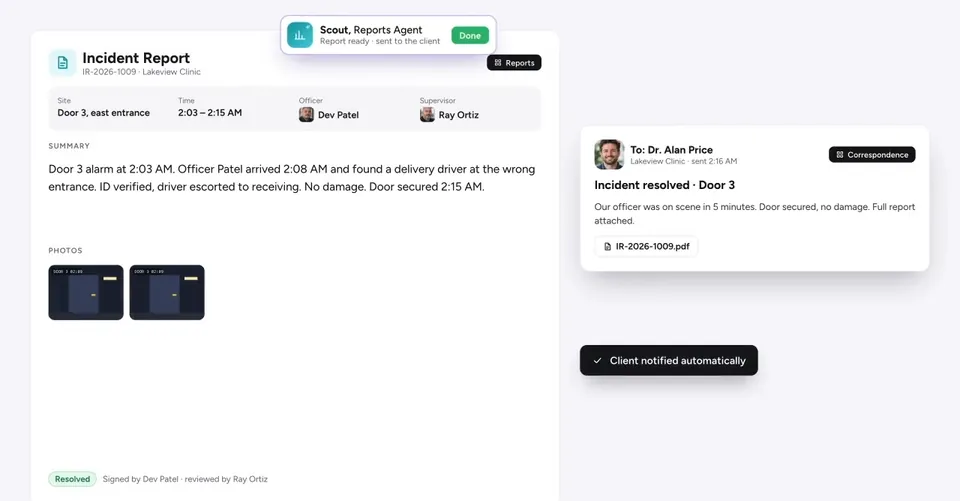 Live dispatch: Report