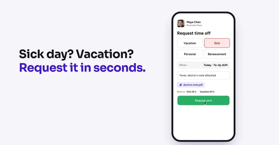 Time off: Request